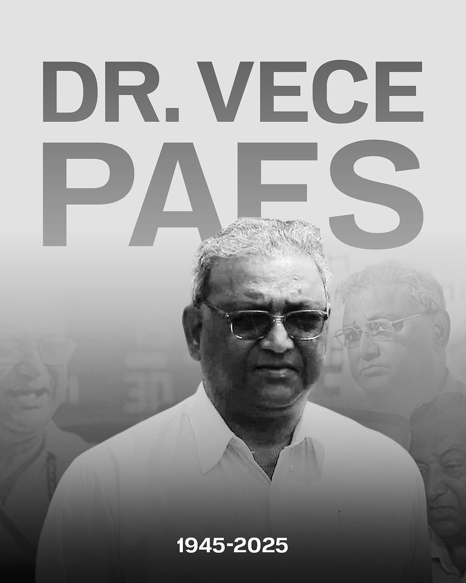 We mourn the loss of Dr. Vece Paes - Olympian, hockey stalwart, mentor, and an inspiration to many. His contributions to Indian hockey and sport at large will live in our hearts forever. 🙏