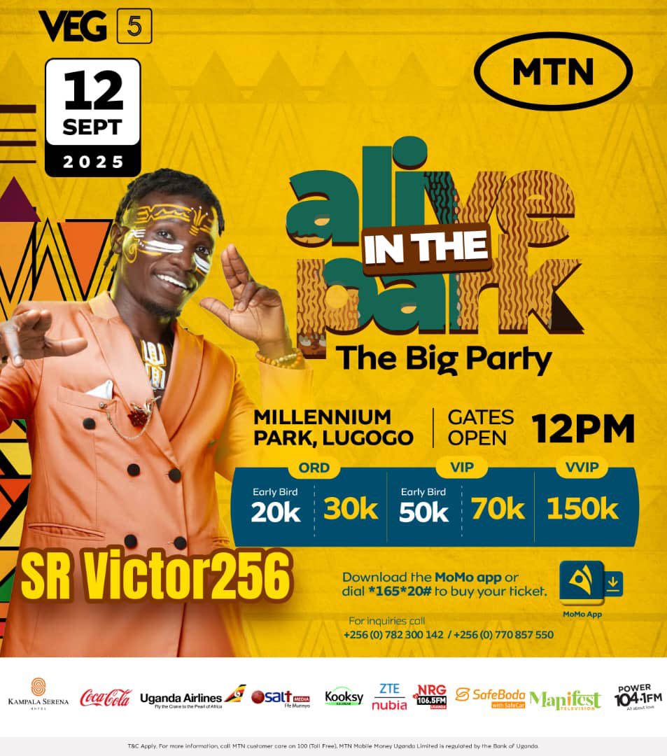 Viola Happiness 🇺🇬 (@violahappiness) on Twitter photo Behind the decks, <a href="/SRVictor256/">#Loud Out Now..!!!!!</a> will be serving up the hottest mixes to keep the energy high at #AliveInThePark on 12th September at Millennium Park!
Don’t miss the vibe , grab your early bird tickets now : bit.ly/3H5fX6A . #VEGAt5 Behind the decks, <a href="/SRVictor256/">#Loud Out Now..!!!!!</a> will be serving up the hottest mixes to keep the energy high at #AliveInThePark on 12th September at Millennium Park!
Don’t miss the vibe , grab your early bird tickets now : bit.ly/3H5fX6A . #VEGAt5