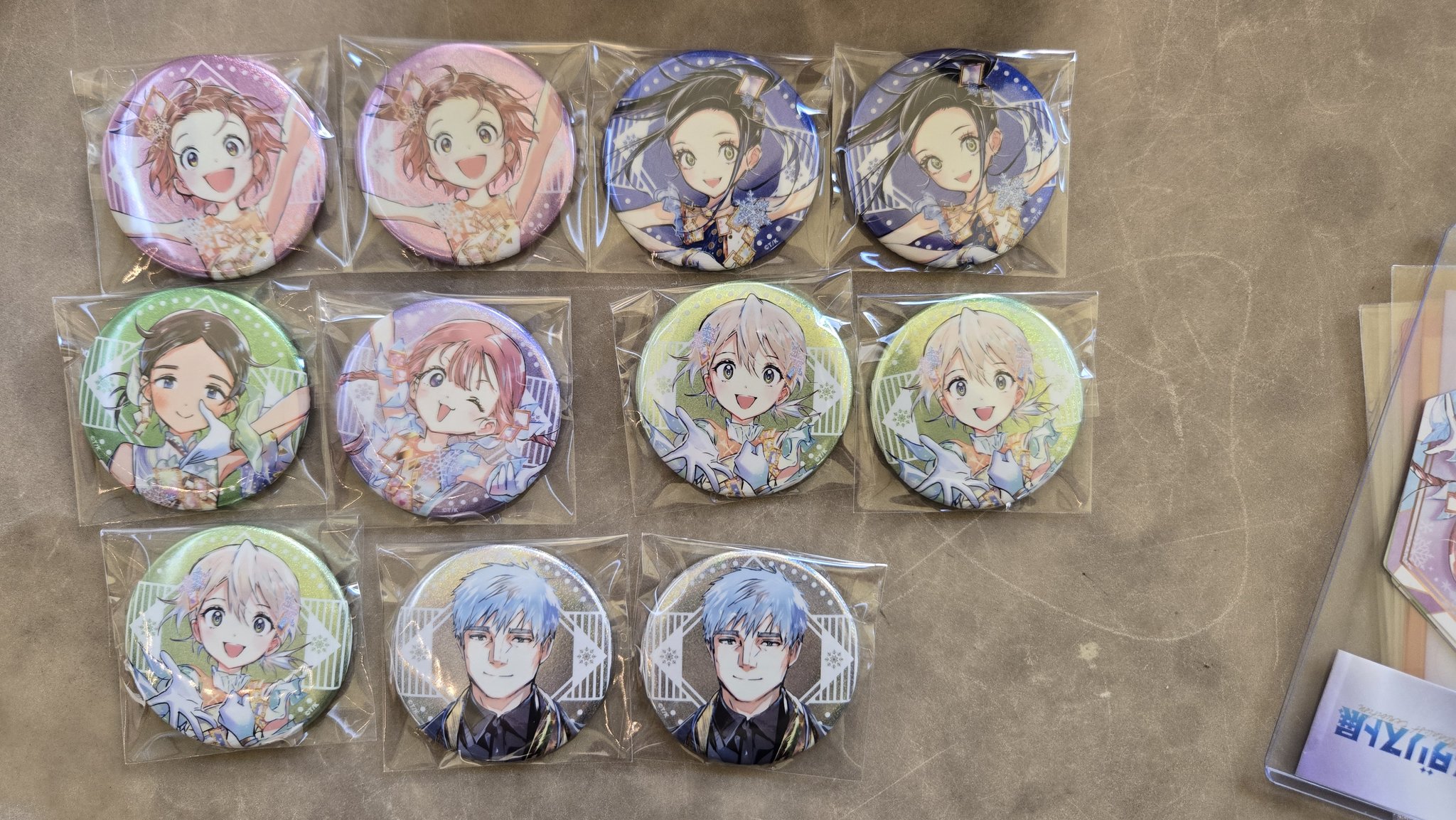 メダリスト マンガ展 缶バッジ 結束いのり