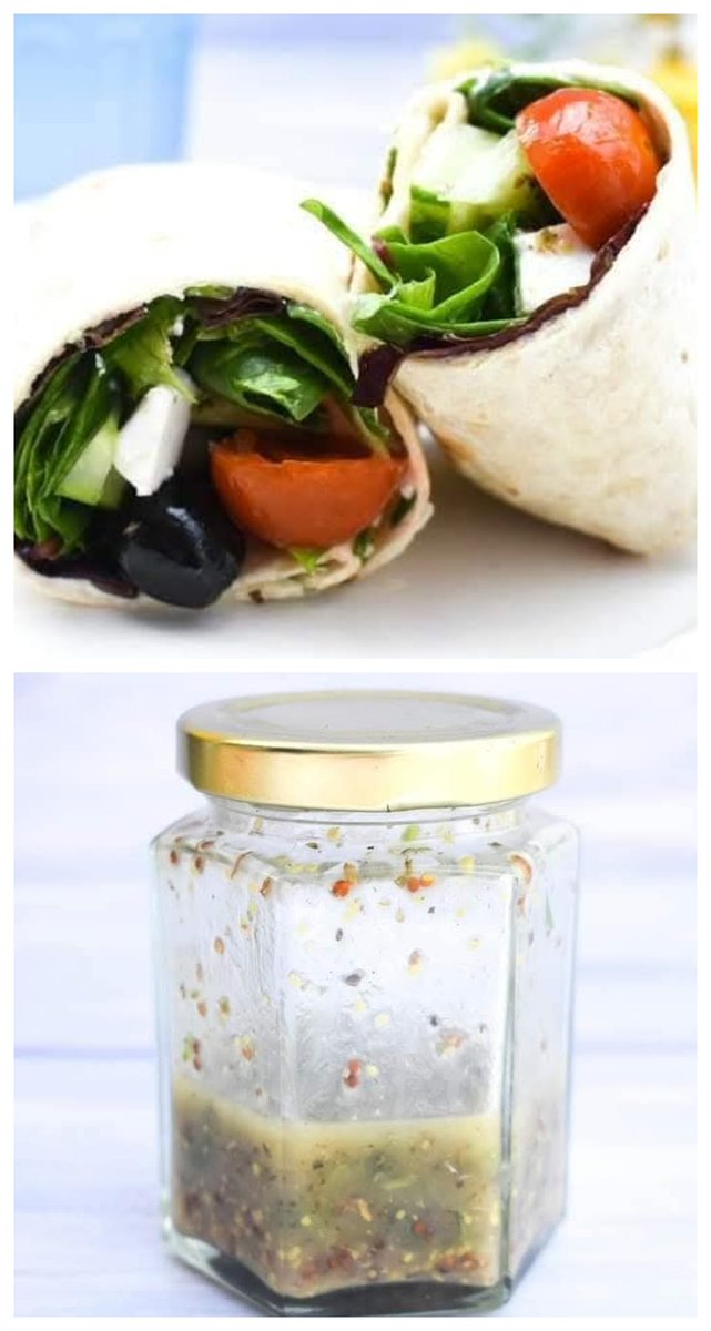 vegan_lunch_box's tweet photo. Whip yourself up something tasty for lunch today and don't forget the drizzle of dressing, it makes this wrap rather special. 
https://t.co/WfHjerm2V4 
#vegan #veganwraps https://t.co/sl6qNRVORn