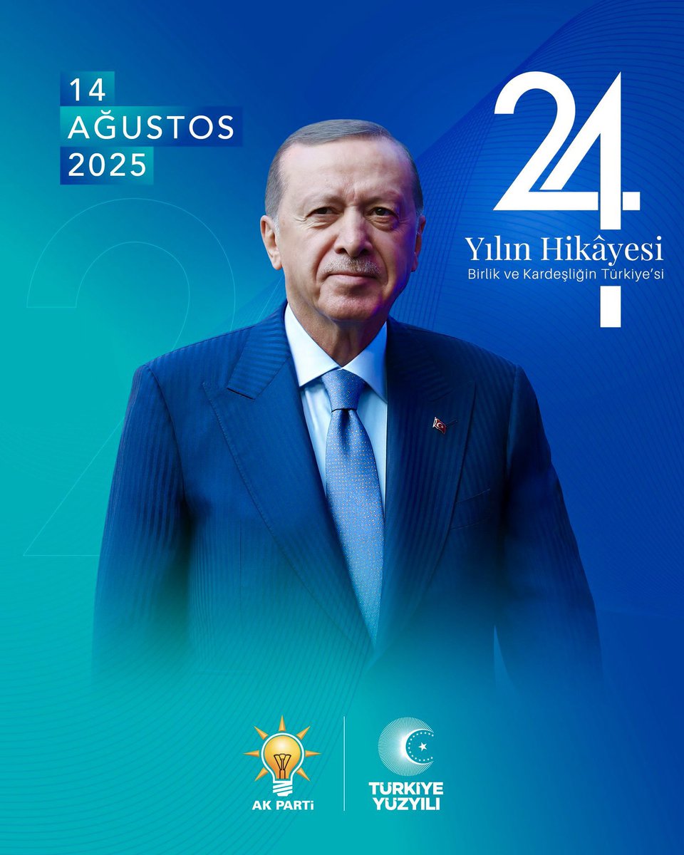 Umudun, İcraatin, Geleceğin Adı AK Parti’miz 24 Yaşında

Cumhurbaşkanımız ve Genel Başkanımız Sn. Recep Tayyip Erdoğan’ın liderliğinde Türkiye sevdasıyla nice yıllara… 

<a href="/RTErdogan/">Recep Tayyip Erdoğan</a> 

#AKParti24Yaşında