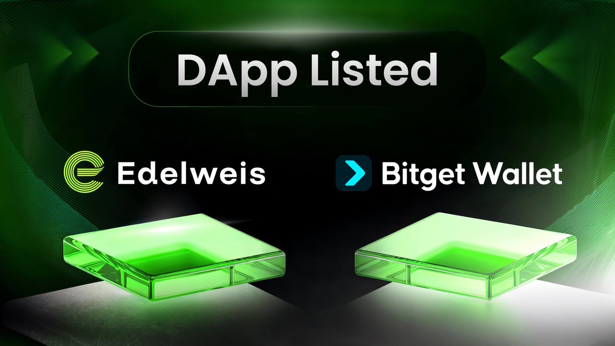 Edelweis (@edelweis_app) on Twitter photo 🚀Big news — Edelweis is now officially on <a href="/BitgetWallet/">Bitget Wallet 🩵</a>!
Bitget Wallet is a secure, multi-chain crypto wallet that lets you manage your digital assets, explore DeFi, NFT, and SocialFi ecosystems, and track tokens in real-time — all in one place.
Start exploring Edelweis on 🚀Big news — Edelweis is now officially on <a href="/BitgetWallet/">Bitget Wallet 🩵</a>!
Bitget Wallet is a secure, multi-chain crypto wallet that lets you manage your digital assets, explore DeFi, NFT, and SocialFi ecosystems, and track tokens in real-time — all in one place.
Start exploring Edelweis on