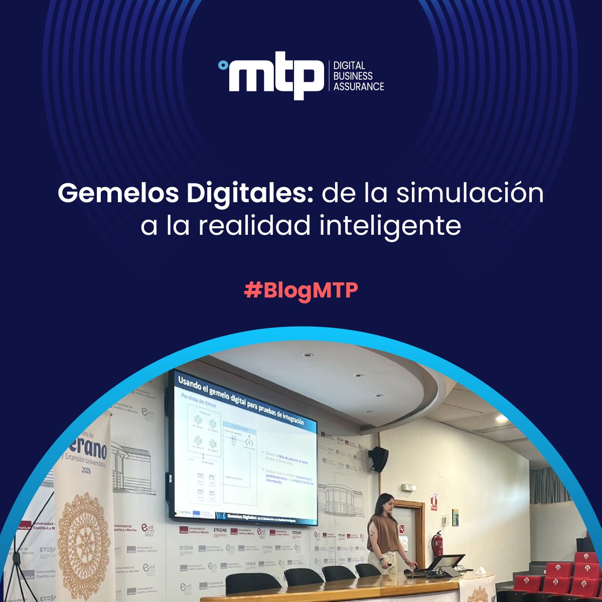 MTPdba's tweet image. El Proyecto PlatGDIA, coordinado por MTP, tiene como objetivo desarrollar Gemelos Digitales con IA Integrada (GDIA) en el ámbito de la Industria 4.0. Te contamos en el #BlogMTP cómo fue el curso de verano dedicado a esta materia. 
👉bit.ly/4mgZH1V