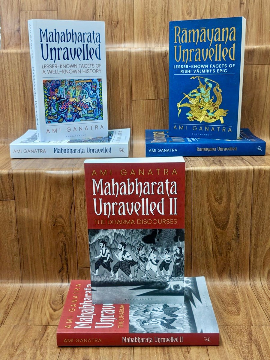 Padhega India (Bodhi Tree Knowledge Services) (@padhegaindia_) on Twitter photo #PIBookUtsav. Flat 40% Discount.
Presenting three much-acclaimed books by Ami Ganatra (<a href="/6amiji/">Ami Ganatra (અમી ગણાત્રા)</a>):
• Mahabharata Unravelled
• Mahabharata Unravelled - II
• Ramayana Unravelled
#BuyFromPI #PIRecommends
Order 👉 padhegaindia.in/product/ami-ga… #PIBookUtsav. Flat 40% Discount.
Presenting three much-acclaimed books by Ami Ganatra (<a href="/6amiji/">Ami Ganatra (અમી ગણાત્રા)</a>):
• Mahabharata Unravelled
• Mahabharata Unravelled - II
• Ramayana Unravelled
#BuyFromPI #PIRecommends
Order 👉 padhegaindia.in/product/ami-ga…