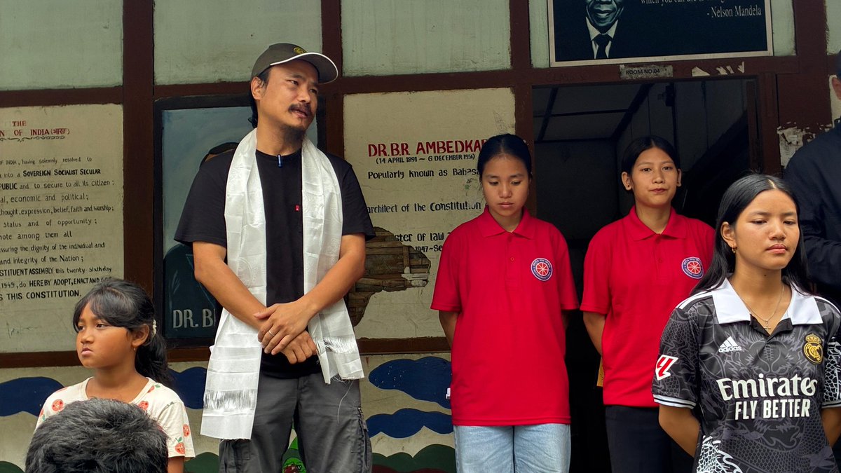 YMCR Gen. Sec. attended the NSS Special Camp closing at Govt. Sec. School, RGU. Urged youth to say NO to single-use plastics, segregate waste, cut carbon footprint &amp; practice cleanliness in thought, word &amp; deed. Called NSS volunteers to apply camp learnings in society.