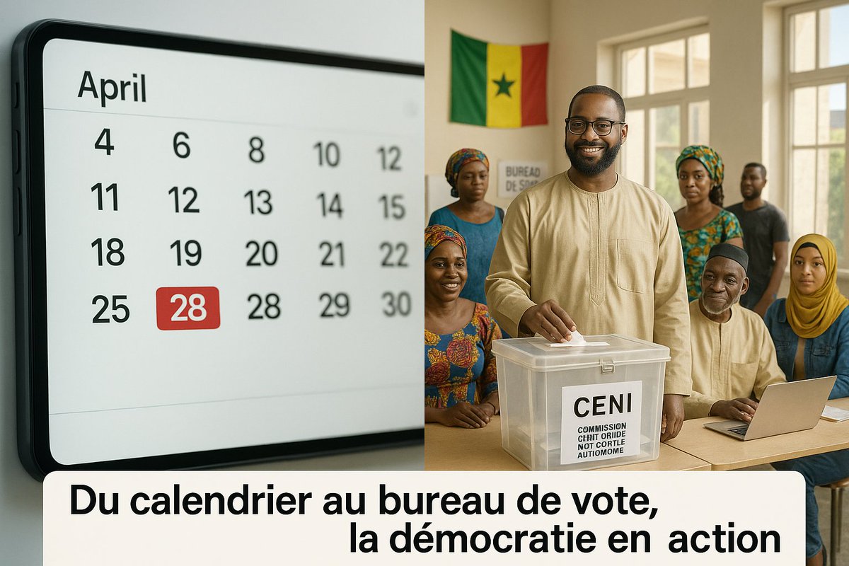 loi200812's tweet photo. 9/9 Vous connaissez désormais le calendrier électoral!
🇸🇳 Tous les 5 ans, vous pouvez agir à tous les niveaux.
Mais que se passe-t-il concrètement le jour J dans un bureau de vote? 🤔
Prochain chapitre: “Le jour du vote, mode d’emploi!”
🗳️ Restez connectés.
#VoteSN #Suite https://t.co/sJ6whRJH4X