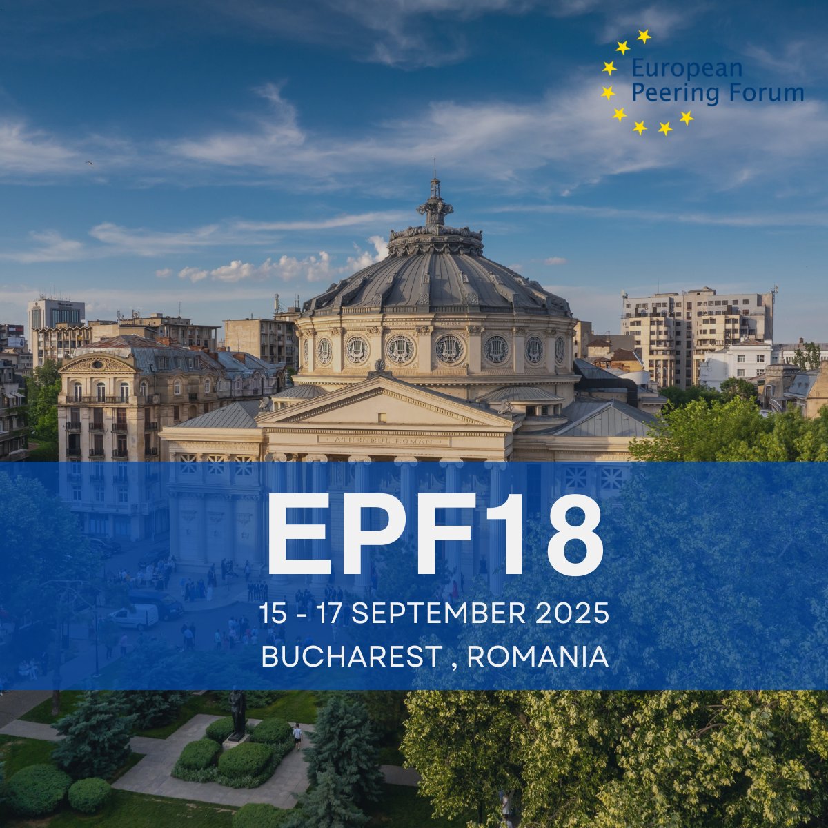 DECIX's tweet image. Calling all #peering &amp;amp; #interconnection pros! Got insights, trends, or stories to share?
Submit your idea for #EPF2025 in Bucharest, 15–17 September.
📅 Slides due: 31 Aug
👉 peering-forum.eu/2025/