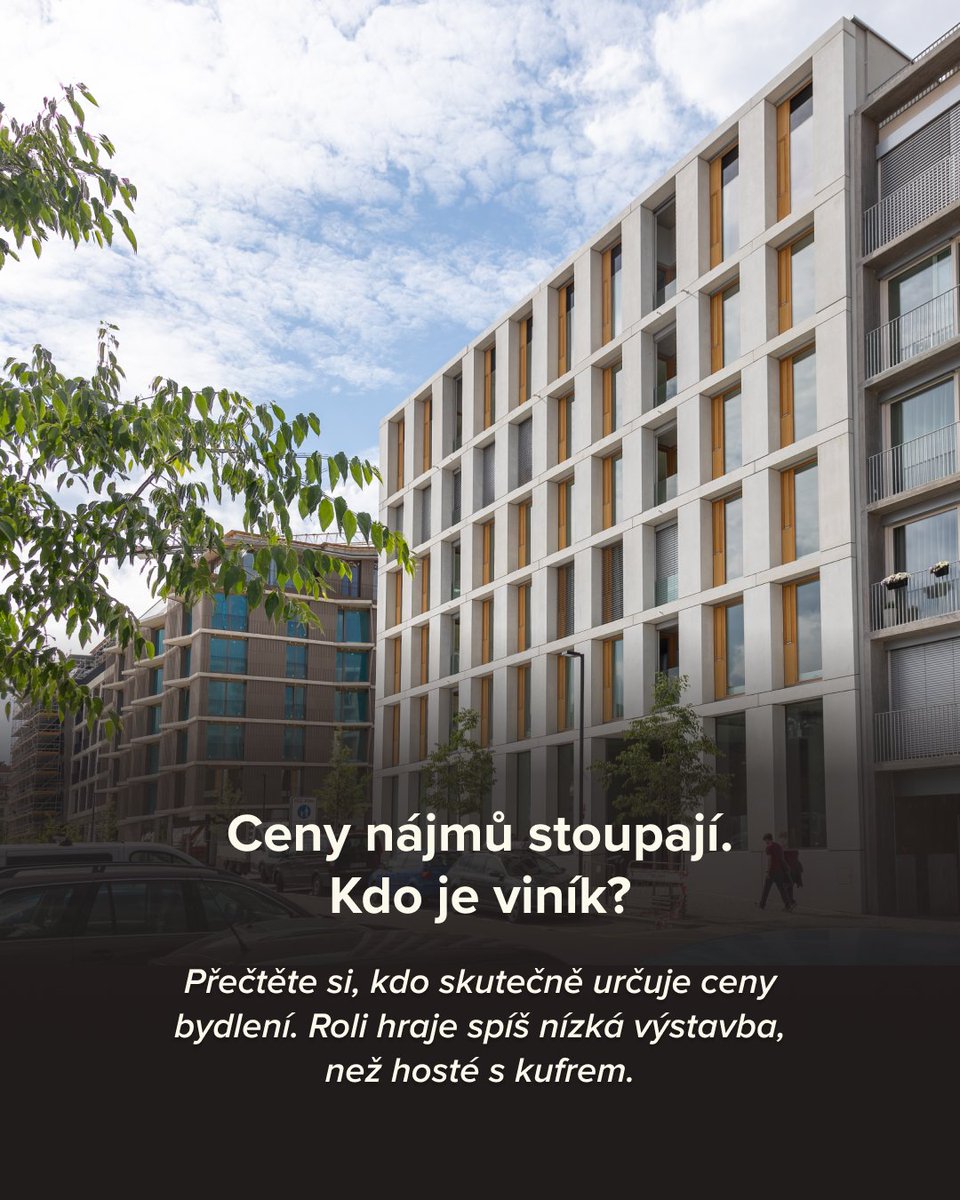 Blahobyty's tweet photo. Co zvyšuje ceny nájmů? 🤔
Matěj Koutný:
„Naprostou většinu nájemních bytů v Česku stále pronajímají jednotlivci – fyzické osoby. Podíl institucionálních investorů v ČR je stále malý a nemá zásadní vliv na ceny nebo dostupnost nájemního bydlení.“
👉 https://t.co/PNyKuRrGNP https://t.co/T99JmArK4Z
