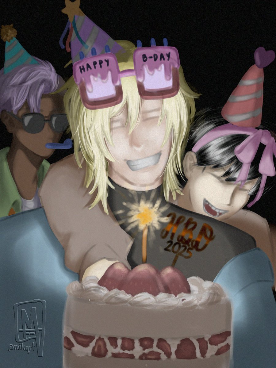 mikqrt's tweet photo. 🍌🐟 Happy birthday, Aslan. 🎉🎂  #BANANAFISH #バナナフィッシュ #アッシュ・リンクス生誕祭2025  #アッシュ・リンクス誕生祭2025  #アッシュHBD  #アッシュリンクス #ashlynx #aslan #eijiokumura #shorterwong #奥村英二 #hbdAshLynx #イラスト https://t.co/ThCr2LjUZ0