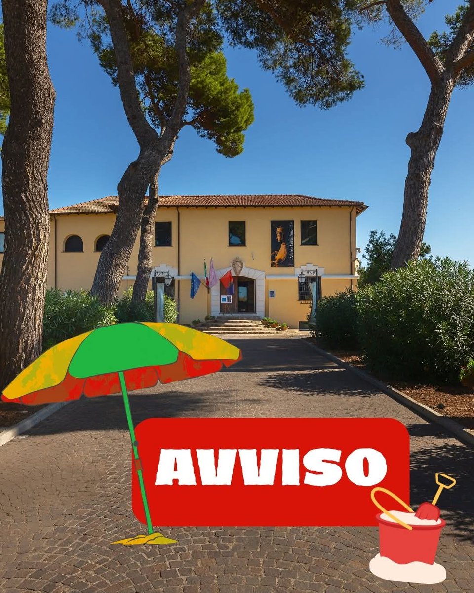 ⛱ Programmi per la giornata di 𝐅𝐞𝐫𝐫𝐚𝐠𝐨𝐬𝐭𝐨? Vi consigliamo una visita al Museo Civico Archeologico Lavinium, per l’occasione rimarrà aperto con il  seguente orario:
 𝟏𝟎:𝟎𝟎 - 𝟏𝟑:𝟎𝟎 -  𝟏𝟔:𝟎𝟎 - 𝟏𝟗:𝟎𝟎

Vi aspettiamo🤩

#MuseoLavinium #Pomezia #MiC