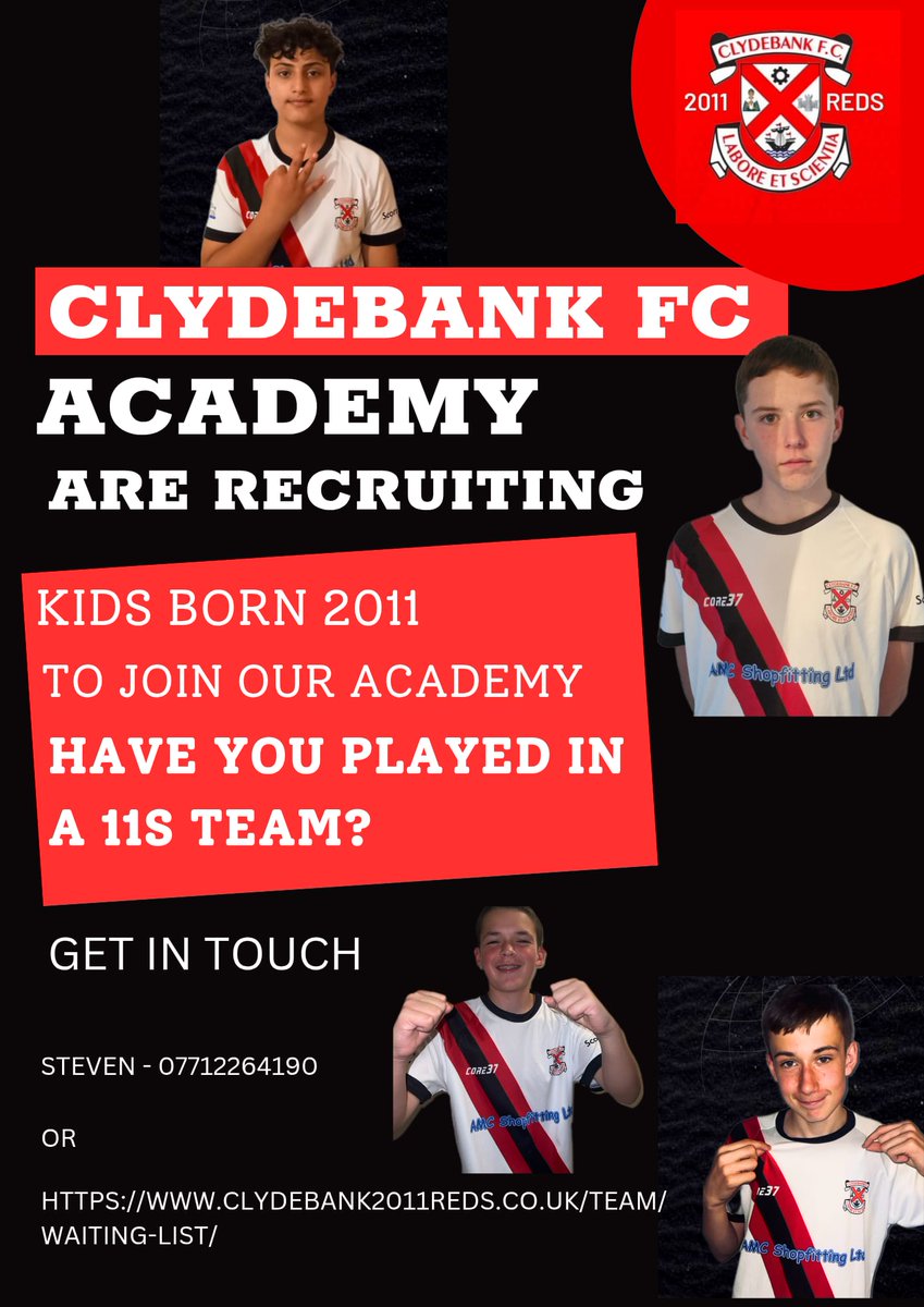 Clydebank FC 2011 Reds tweet media