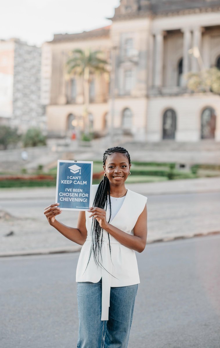 UKinMozambique's tweet photo. Join us in congratulating Amélia Albino Houana  who was #ChosenForChevening . She will pursue a Masters in Tropical and Infectious Diseases at the Liverpool School of Tropical Medicine🇬🇧👏.

📢Applications for Chevening 2026/2027 ARE OPEN. Learn more on:  https://t.co/gWq3nH1aML https://t.co/R4JhFLw2rA