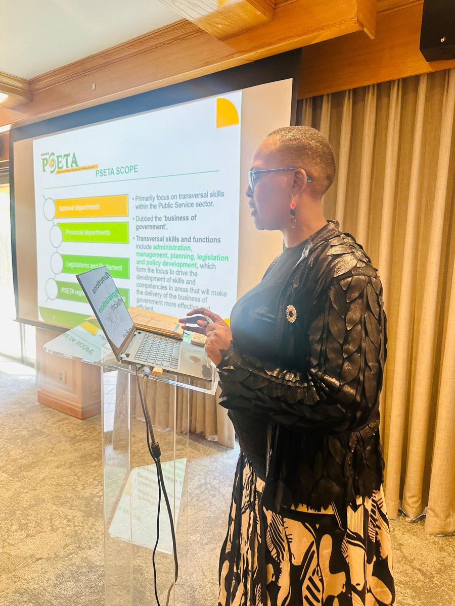 OfficialPSETA's tweet photo. At today's #PSETA Strategic Planning Session, in her opening remarks, CEO Ms Bontle Lerumo emphasized the urgency of training for transformation and leveraging stakeholder feedback to measure impact. #SkillsDevelopment #PublicServiceExcellence #StrategicPlanning2025" https://t.co/CsEOfrf5gA