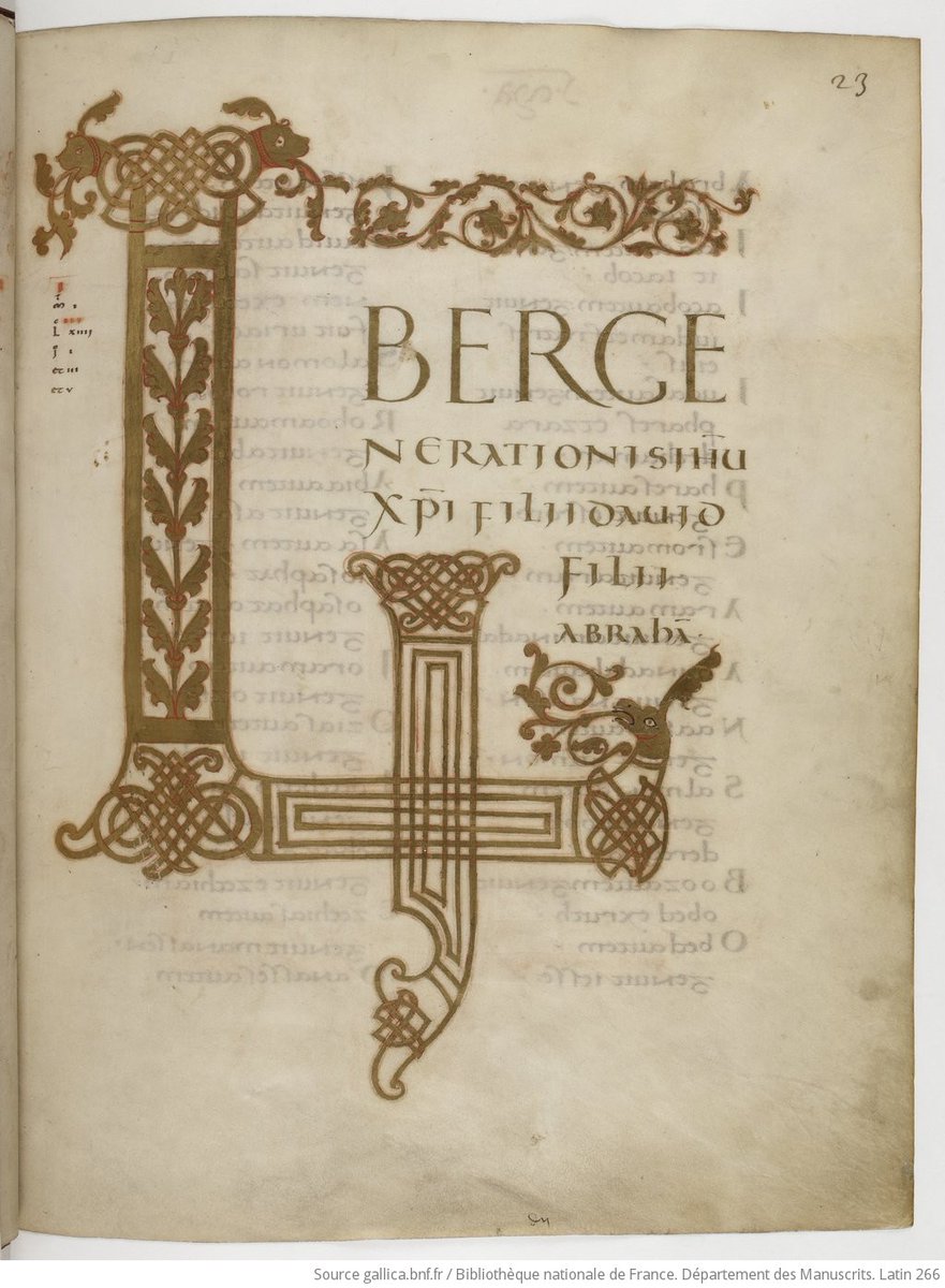 Bibliothèque BnF (@labnf) on Twitter photo A l'honneur du dernier épisode de <a href="/secretshistoire/">Secrets d'Histoire</a>, ce manuscrit réalisé au IXe siècle pour l'empereur Lothaire Ier (l'un des petits-fils de Charlemagne), est un trésor des collections de <a href="/laBnF/">La Bibliothèque nationale de France</a>.
📖 Vous pouvez le feuilleter dans <a href="/GallicaBnF/">Gallica BnF</a> : gallica.bnf.fr/ark:/12148/btv… A l'honneur du dernier épisode de <a href="/secretshistoire/">Secrets d'Histoire</a>, ce manuscrit réalisé au IXe siècle pour l'empereur Lothaire Ier (l'un des petits-fils de Charlemagne), est un trésor des collections de <a href="/laBnF/">La Bibliothèque nationale de France</a>.
📖 Vous pouvez le feuilleter dans <a href="/GallicaBnF/">Gallica BnF</a> : gallica.bnf.fr/ark:/12148/btv…