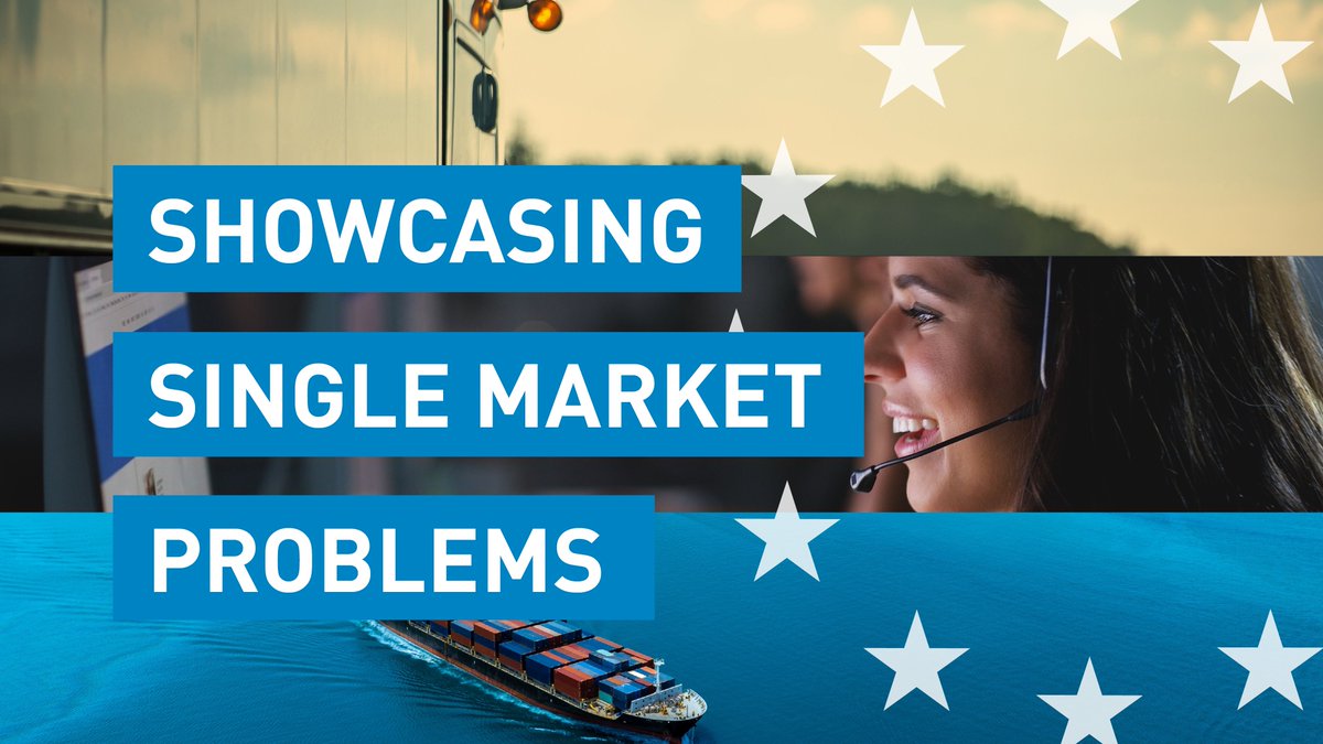 BusinessEurope's tweet image. Long-standing barriers in the Single Market are holding European companies back, from selling products to expanding across borders.

A fully functioning #SingleMarket = €644bn/year by 2032!

To support better policymaking, we highlight real cases of obstacles: posting of