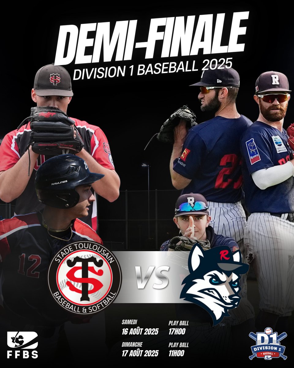 France Baseball Softball ⚾️ 🥎🖐 (@ffbs_baseball) on Twitter photo 🚨 Division 1 Baseball 2025 - Place aux demi-finales ! ⚾🔥
ℹ️ Plus d'informations : ffbs.fr/division-1-bas…
Suivez le calendrier, les résultats et statistiques sur 🔗 ffbs.wbsc.org 
#baseball #division1 #demifinales #playoffs #francebaseball #ffbs 🚨 Division 1 Baseball 2025 - Place aux demi-finales ! ⚾🔥
ℹ️ Plus d'informations : ffbs.fr/division-1-bas…
Suivez le calendrier, les résultats et statistiques sur 🔗 ffbs.wbsc.org 
#baseball #division1 #demifinales #playoffs #francebaseball #ffbs