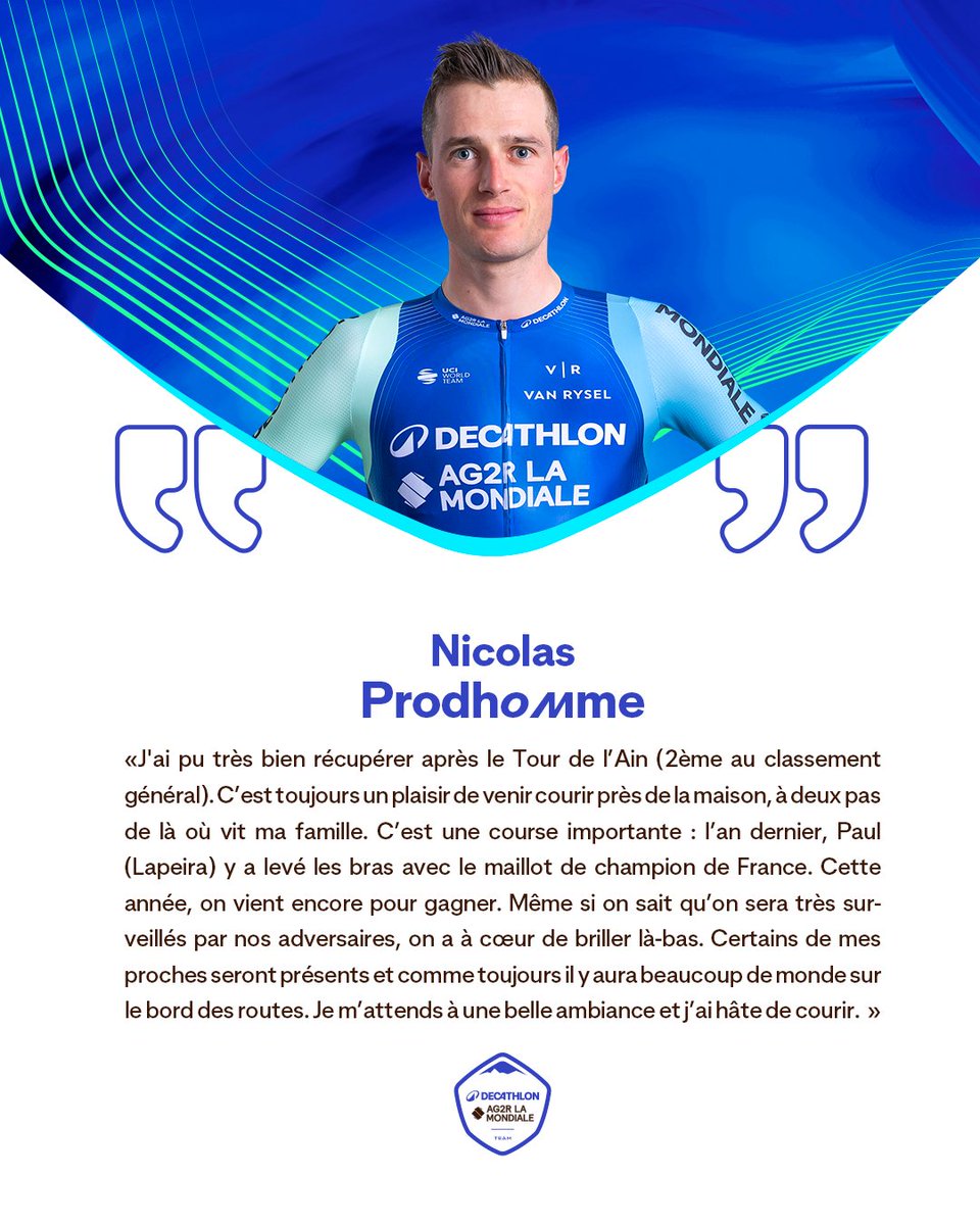 🇫🇷 <a href="/Polynormande/">Polynormande</a> 

🎙️<a href="/NicoProdhomme/">Nico_prdh</a> : "On vient pour gagner." 

 #DECATHLONAG2RLAMONDIALETEAM