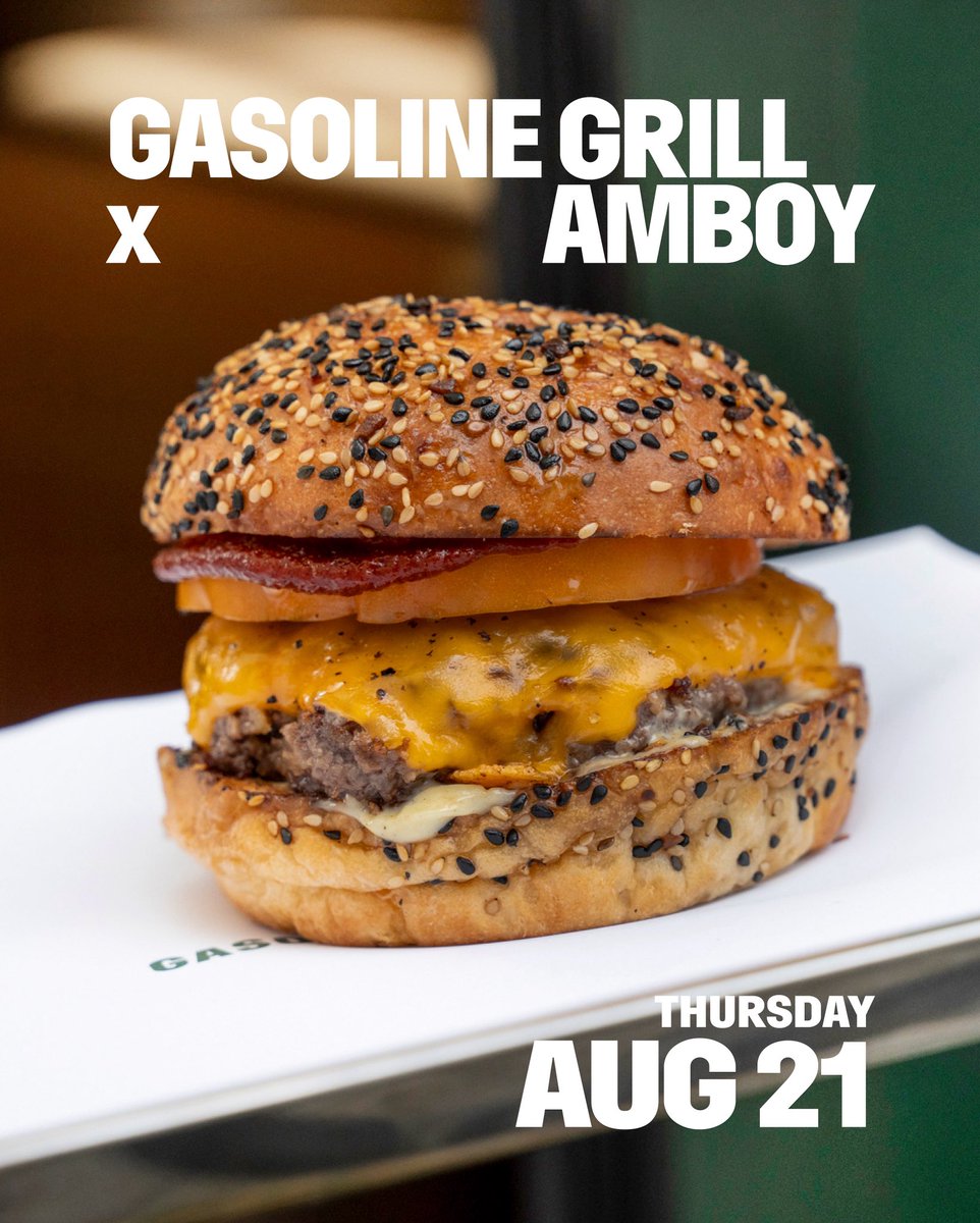 Alvin Cailan. Back in Copenhagen. Two pop-ups. One day.

THURSDAY, AUG 21

Breakfast Pop-up
Købmagergade 23 | 8:30–11:00
Book now: gasolinegrill.ordin.online/menu/pick_up/e…

Burger Pop-up – Street Party
Landgreven 10 | 17:00–SOLD OUT
Burgers in the street, DJ, cold beers. Open to everyone.