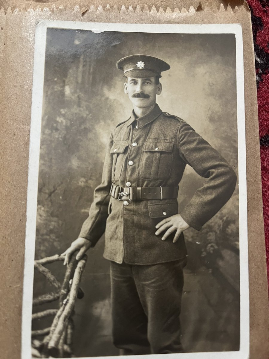 A private of the Devons killed at Morval, September 1916. Interesting how the attritional nature of the Somme reflects on individual battalions. 140 casualties in September amounts to nearly 50% of those committed, where as in July this wouldn’t even amount to a Rifle Company.