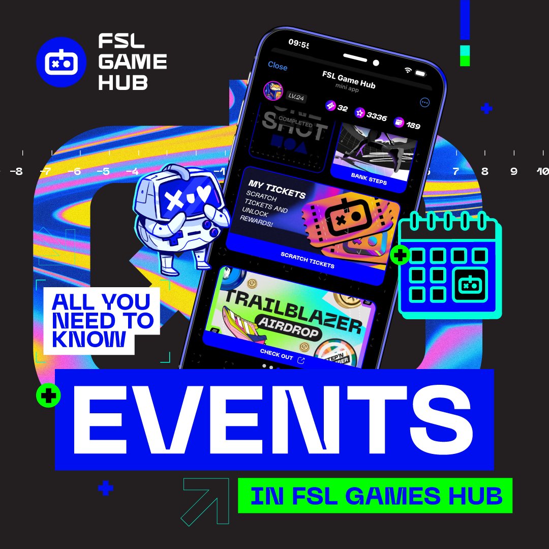 📲 Don’t Miss the Events Banner!

At the bottom of the home page of FSL Game Hub, you’ll find the Events Banner - your shortcut to events happening across the FSL ecosystem.

🔄 Swipe to explore active events
🔗 Tap a banner to jump straight to a tweet, website, or giveaway
🎉