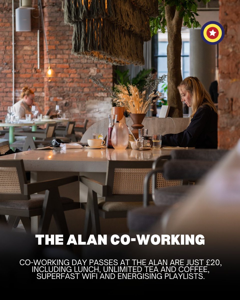 Confidential Guides (@cnfguides) on Twitter photo Looking for a co-working space in Manchester? 🧑💻
The Alan is the perfect city-centre spot for a creative boost or change or scenery.
Get a £20 day pass which includes
🍽Lunch from 12pm
☕️Unlimited tea & coffee
⚡️Superfast WIFI
🎶Playlists to keep you in the zone
To find out Looking for a co-working space in Manchester? 🧑💻
The Alan is the perfect city-centre spot for a creative boost or change or scenery.
Get a £20 day pass which includes
🍽Lunch from 12pm
☕️Unlimited tea & coffee
⚡️Superfast WIFI
🎶Playlists to keep you in the zone
To find out