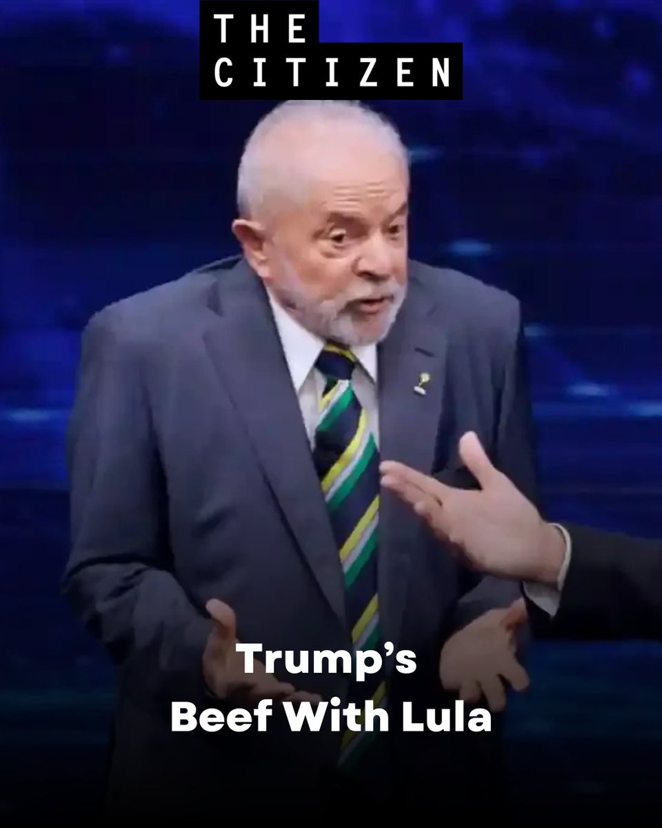 Trump slaps 50% tariff on Brazil, citing “unfair trade” — but it’s Lula’s prosecution of Bolsonaro that’s fueling the fight. BRICS, China ties, and sovereignty now at the heart of the clash. 🇺🇸🇧🇷 #Trump #Lula #Bolsonaro #BRICS thecitizen.in/in-depth/trump…