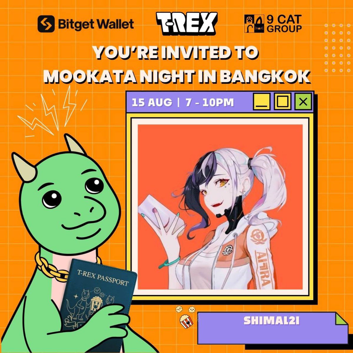 Shimal2i🧡🇹🇭🐻 l Matr1x (@shimal2i_eth) on Twitter photo Thanks shimal for invite shimal to the events🤣
เจอกันพรุ่งนี้คับ <a href="/TREX_chain/">T-REX 🦖</a> 🦖x <a href="/BitgetWallet/">Bitget Wallet 🩵</a> 🩵 x <a href="/9CATGROUP/">9 CAT GROUP</a> 🧡
มากินหมูกระทะด้วยกันไหม ( ปิดด้วย muin🤭 )
Thanks everyone that post supporting and coming ka !!! Thanks shimal for invite shimal to the events🤣
เจอกันพรุ่งนี้คับ <a href="/TREX_chain/">T-REX 🦖</a> 🦖x <a href="/BitgetWallet/">Bitget Wallet 🩵</a> 🩵 x <a href="/9CATGROUP/">9 CAT GROUP</a> 🧡
มากินหมูกระทะด้วยกันไหม ( ปิดด้วย muin🤭 )
Thanks everyone that post supporting and coming ka !!!