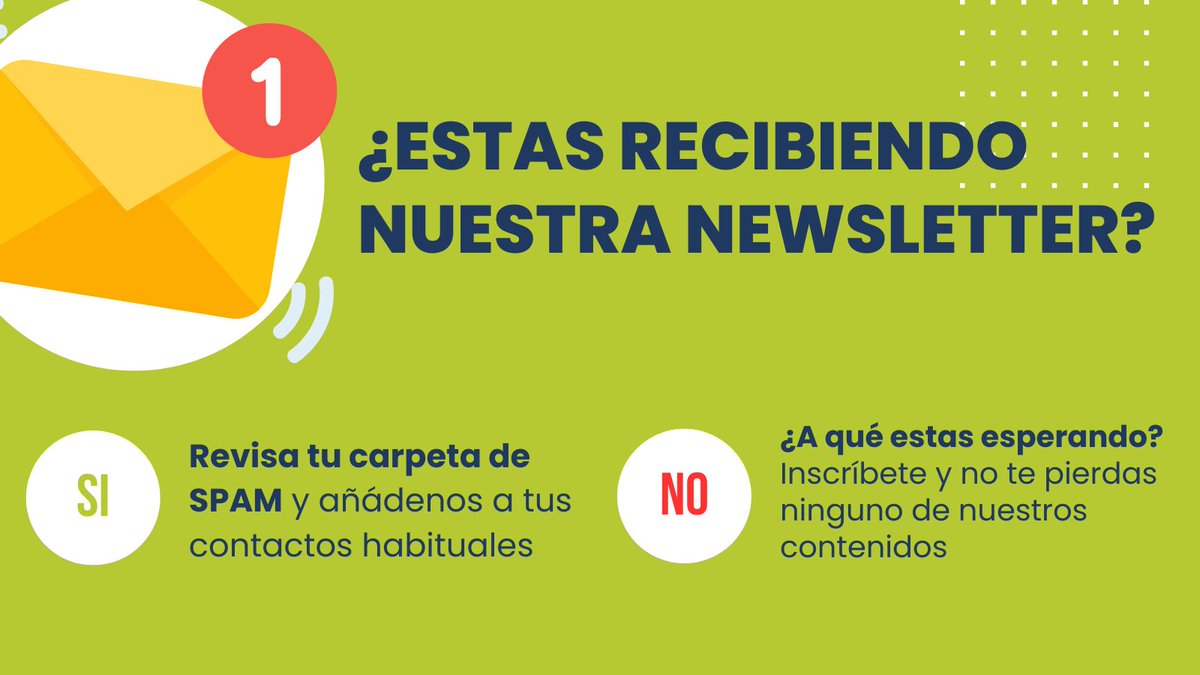 📩 ¡Evita que nuestros correos lleguen a SPAM! 🛑
Sigue estos pasos sencillos para que nunca te pierdas nuestras actualizaciones

1 Abre el correo y marca "No es spam"
2 Añade nuestra dirección a tus contactos

Y si aún no estás suscrito, ¡hazlo ahora!
👉 f.mtr.cool/dzljflvfkf