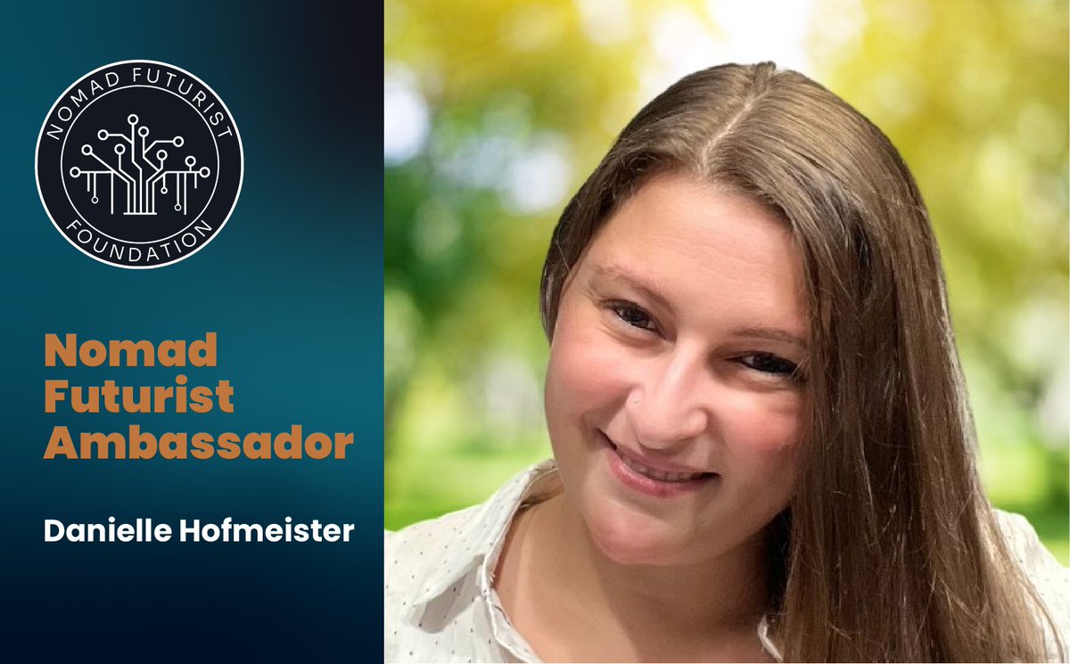 Welcome Danielle Hofmeister of @‌1547Realty to the @‌NomadFuturist Foundation as an Ambassador!

Dani brings deep expertise in digital infrastructure and drives impact through our Marketing Committee.

Excited to have her leadership on board!