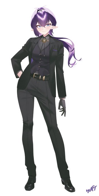 穿西裝💜ヽ(=^▼ω▼^=)丿
#TT013Art 