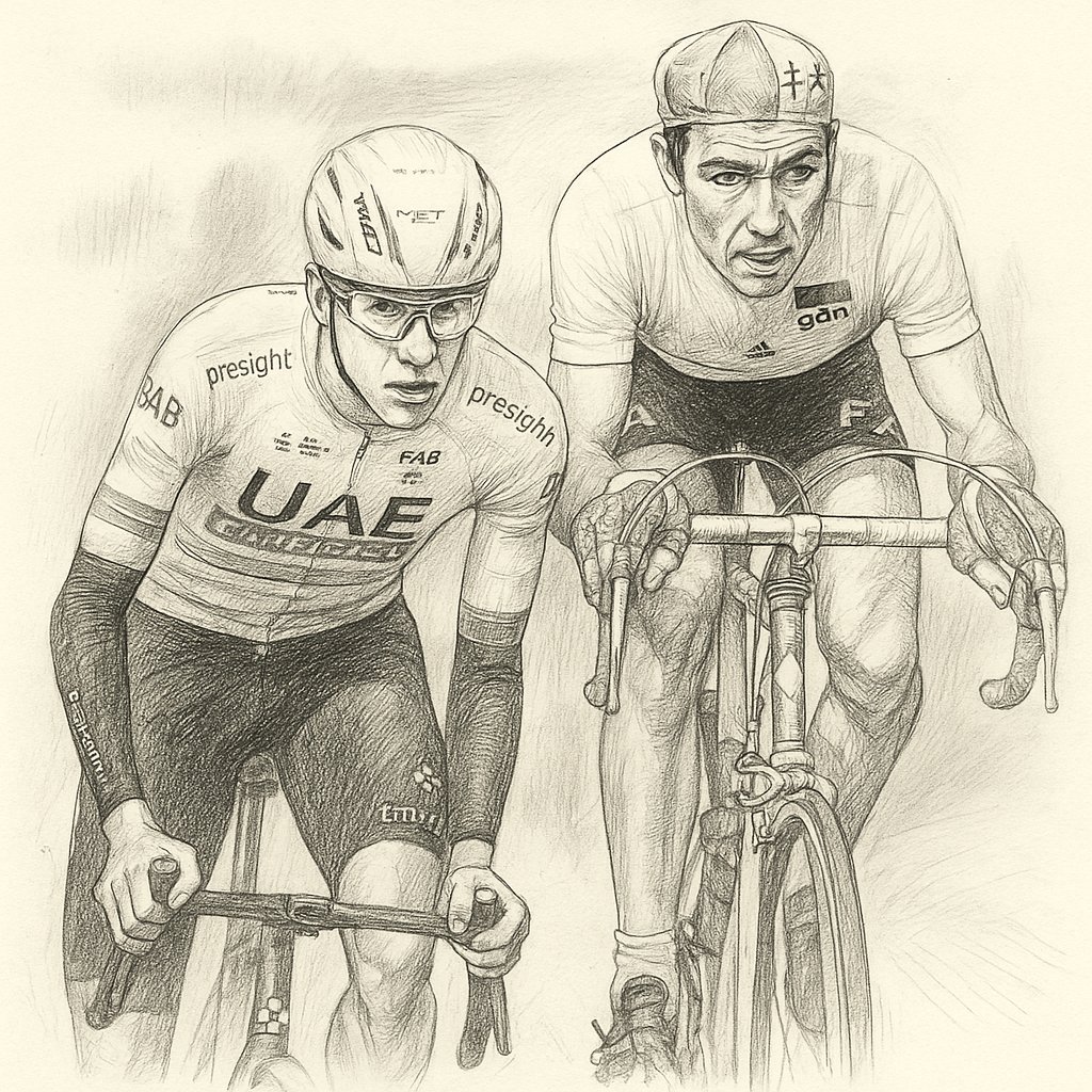 Esto ha dicho el hijo del canibal: "Hay que combinar a Pogacar, Van der Poel, Evenepoel y Cavendish para superar a mi padre"

¿Estás de acuerdo? 🤨