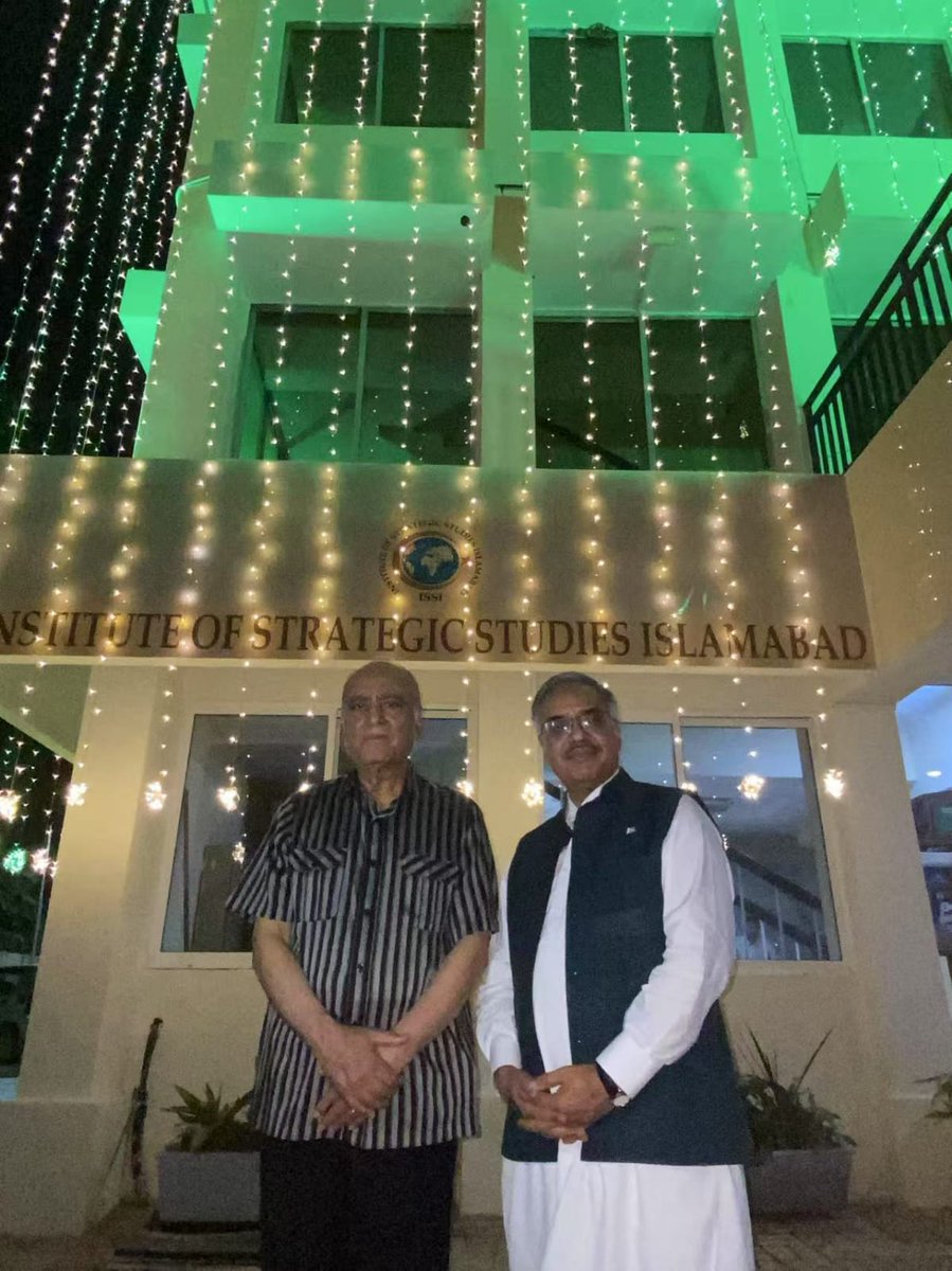 ISSI family wishes everyone a happy &amp;  joyous Independence Day.This is a day to express our eternal gratitude to the founding fathers for their foresight, courage &amp; sacrifices &amp; to reaffirm the resolve to safeguard this freedom &amp; realise Quaid’s vision for a strong &amp; prosperous🇵🇰