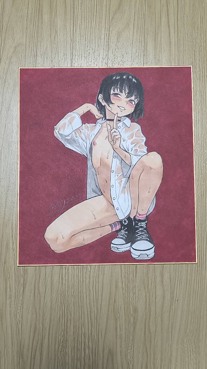 C106
ジャイロウさん@Freelovetown01
書き下ろしフルカラーサイン色紙オークション

場所
コミケ 1日目(8/16)
淫乱少年
東7Q12ab

時間
10時半から13時半

参加方法の詳細はwebカタログをご参照ください
https://t.co/3s2vn4PsB9

*コミケ2日目のジャイロウ屋の色紙とは別の絵柄になります

#C106 