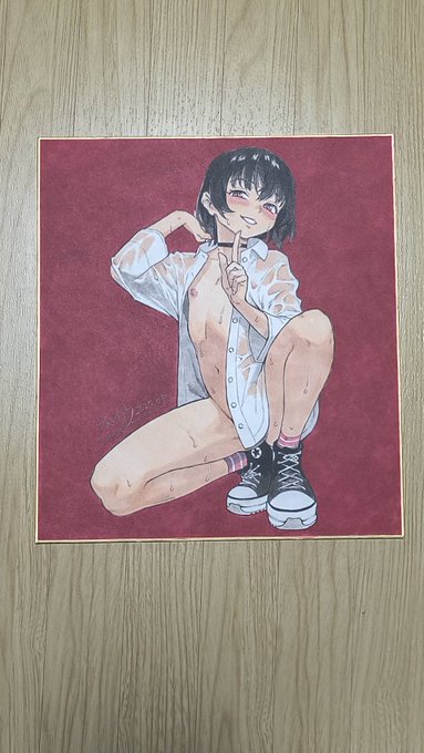 C106
ジャイロウさん@Freelovetown01
書き下ろしフルカラーサイン色紙オークション

場所
コミケ 1日目(8/16)
淫乱少年
東7Q12ab

時間
10時半から13時半

参加方法の詳細はwebカタログをご参照ください
https://t.co/3s2vn4PsB9

*コミケ2日目のジャイロウ屋の色紙とは別の絵柄になります

#C106 