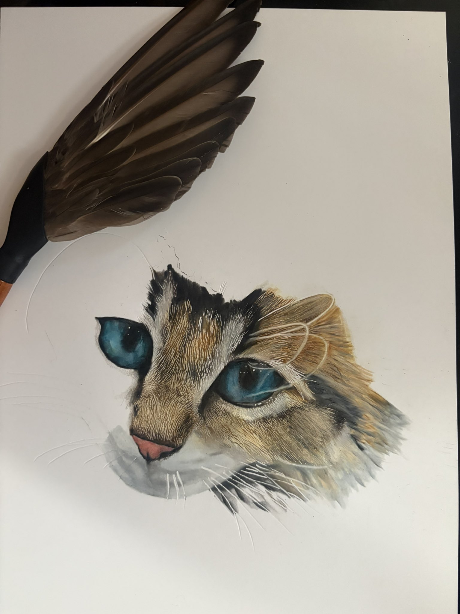 リアルな色鉛筆画 A4 リアルな色鉛筆画 A4