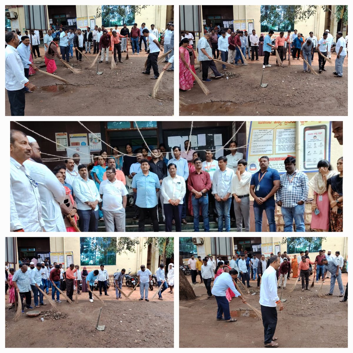 ಇಂದು ದಿನಾಂಕ 14.08.2025 ರಂದು ಜಿಲ್ಲಾ ಆರೋಗ್ಯ ಮತ್ತು ಕುಟುಂಬ ಕಲ್ಯಾಣ ಅಧಿಕಾರಿಗಳ ಕಾರ್ಯಾಲಯ ಬೀದರ ಇಲಾಖೆಯ ಆವರಣದಲ್ಲಿ  79ನೇ ಸ್ವಾತಂತ್ರ್ಯ ದಿನಾಚರಣೆಯ ಅಂಗವಾಗಿ ಕಾರ್ಯಕ್ರಮ ಅನುಷ್ಠಾನಾಧಿಕಾರಿಗಳು ಅಧಿಕಾರಿಗಳು ಸಿಬ್ಬಂದಿ ವರ್ಗದವರು ಎಲ್ಲರೂ  ಸ್ವಚ್ಛತಾ ಕಾರ್ಯಕ್ರಮ ಹಮ್ಮಿಕೊಳ್ಳಲಾಯಿತು.