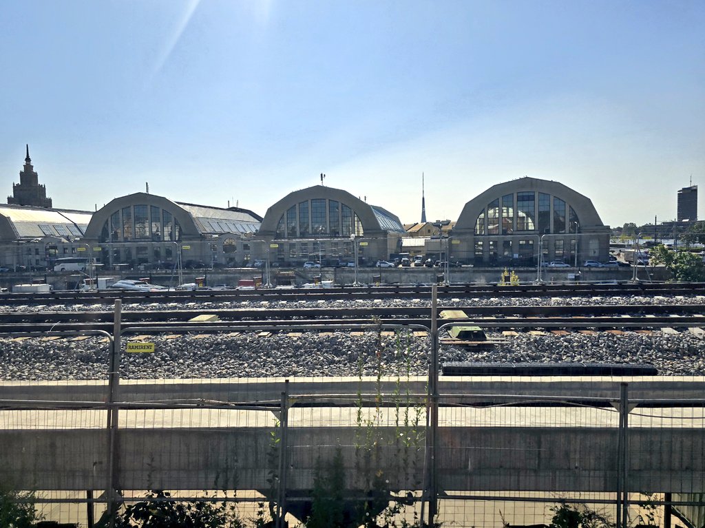 nonstopeurotrip's tweet photo. The under construction @RailBaltica tracks and hub in #Riga ๐ฑ๐ป Once complete this will bring the total journey time between #Warsaw ๐ต๐ฑ and Tallinn ๐ช๐ช down from 2 days to just 7 hours... bring on 2030! ๐ #PL2FI #NonstopEurotrip https://t.co/Tcknmaypax