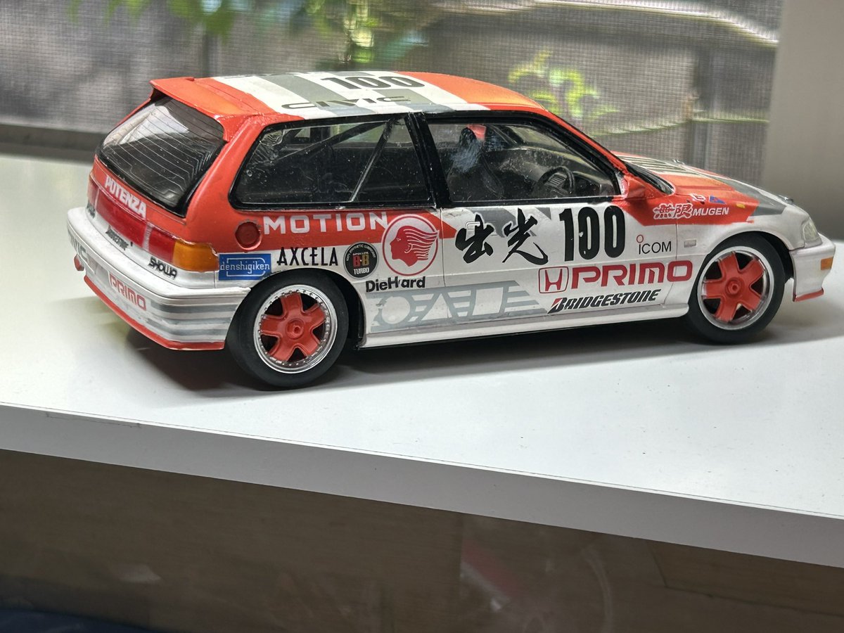 S0Xcd's tweet photo. ハセガワ　グランドシビックSIR   #シビック　#sir
#EF9  #プラモ https://t.co/1CFoie0Q6W