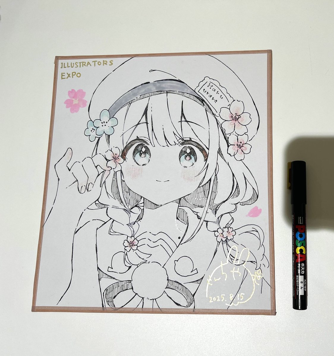 #イラストEXPO の東京展が明日8月15日～17日まで開催されます!
オークション形式での直筆色紙の販売やイラスト付きのサイン本も4冊描かせていただきましたので、ぜひチェックいただけると嬉しいです!
どうぞよろしくお願いいたします✨🌸 