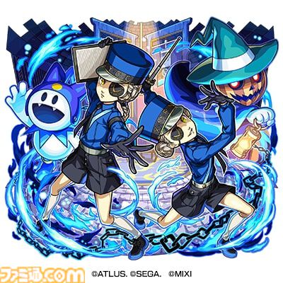 ペルソナ5R】『モンスト』コラボが8/16開催。ジョーカーやクロウなど