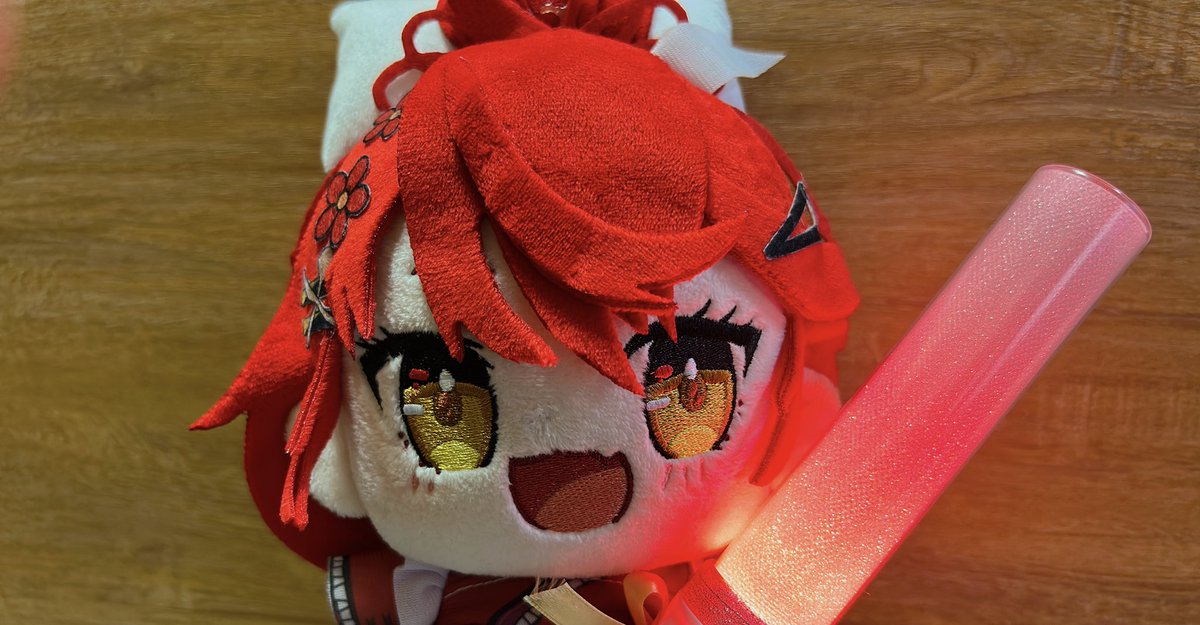 azukisekihann's tweet photo. ✨📣全力応援モード📣✨
あずきちゃんぬい！
サイリウム全振りであなたを推してます💖

お家でもLIVE気分が味わえる…そんな相棒、迎えてみませんか？🎶

一緒にあずきさんのLIVE応援してみよっ！

予約は🔻
https://t.co/t7LhVR80sv
※受注は8/25まで！ https://t.co/oLKnt2oSBm