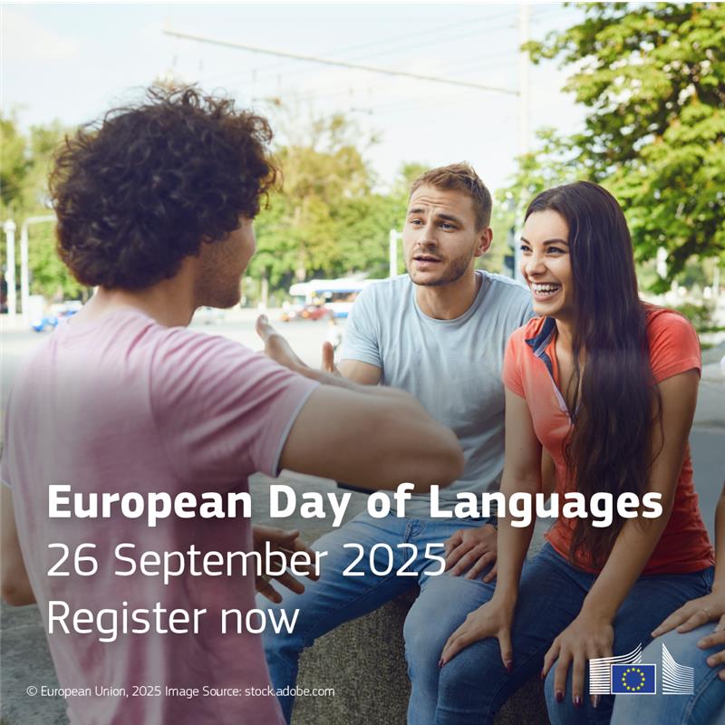 Getting ready for the #EuropeanDayOfLanguages? You should because this year we celebrate 25 years since we first had it. 🎉

This years’ event will be special, and in a virtual format, allowing anyone to participate and engage.

Know more and register: europa.eu/!bYncnN