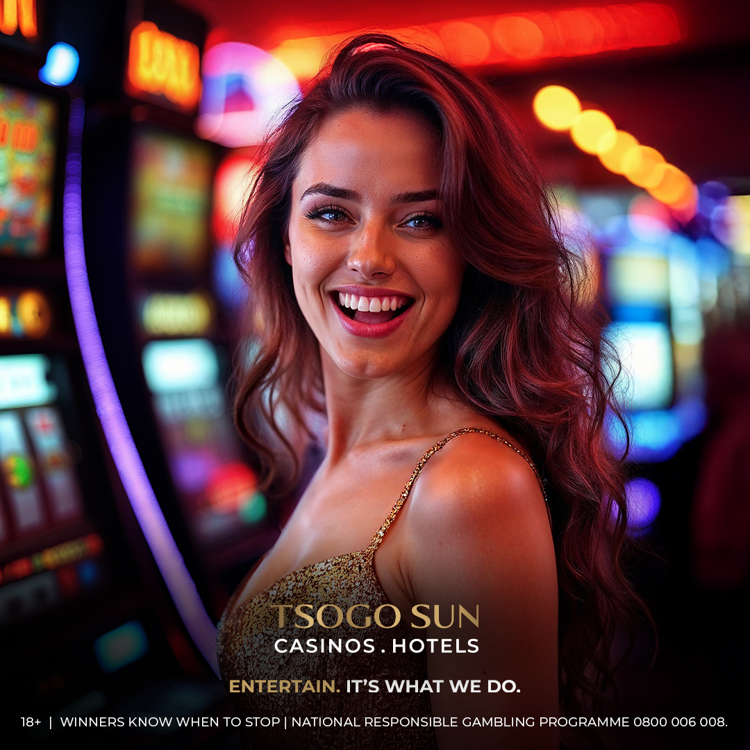 🎇 Golden nights await at anyone of our casinos! Spin, sip and enjoy thrilling entertainment all month long.
👉 bit.ly/Tsogo_Sun_Casi…

#TheThrillIsReal #TsogoSun #CasinoVibes #JackpotTime #GamingExperience #TsogoEntertainment #WinBig