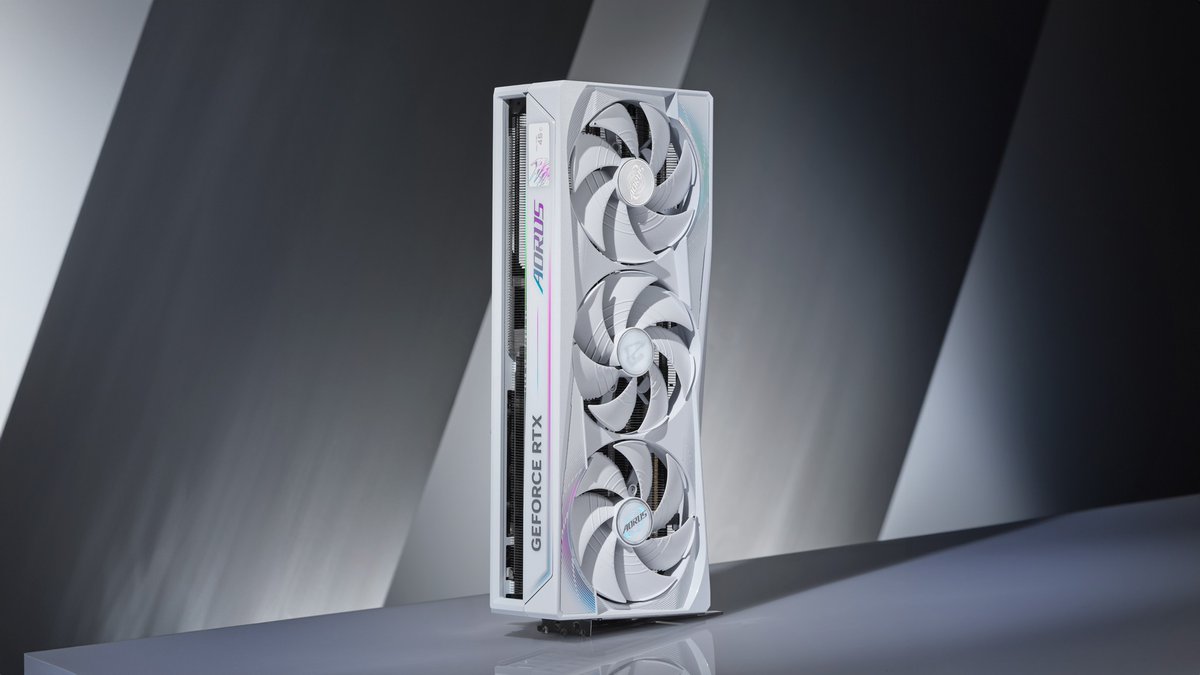 GIGABYTE_DE's tweet photo. GIGABYTE AORUS AERO STEALTH GAMING POWER 😎
GIGABYTE AORUS #RTX 5090 STEALTH ICE 32G 🦅
Dank an 💘🛠📸🎥💻: @ gigabyte_official
#GIGABYTE #AORUS #ProjectSTEALTH #NVIDIA #RTX50 #graphicscard #vga #pcbuild #gamer #pcgaming #pcmr https://t.co/AMs3mqkdV7