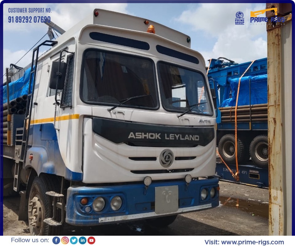 primerigsltd's tweet image. Live Update: Our drilling machine has arrived at the port!
Ready for the next leg of its journey to deliver world-class performance in the field. Stay tuned for more updates.
.
.
.
#DrillingMachine #WaterWellDrilling #OnTheMove #GlobalDelivery #PortUpdate #HeavyMachinery