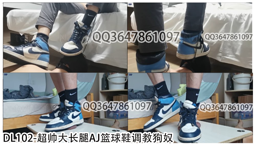 skycctt93607's tweet photo. DL102-超帅大长腿AJ篮球鞋调教狗奴 高清完整版Q3647861097 https://t.co/9tkn2lDGsJ