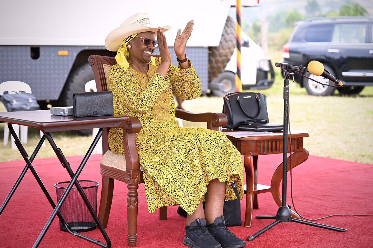 JanetMuseveni's tweet photo. I congratulate Agnes Tushabe Mugumya on winning the Ntungamo NRM Secretary for Finance seat in a peaceful election. I thank all delegates for choosing unity over division so Ntungamo remains a model of doing the right things, with integrity, for the benefit of future generations. https://t.co/0zqHfc31Ar