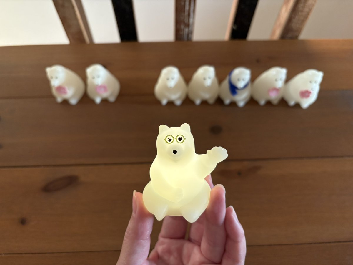 どうしてもコンプしたくて
（眼鏡のこが1番欲しかった）