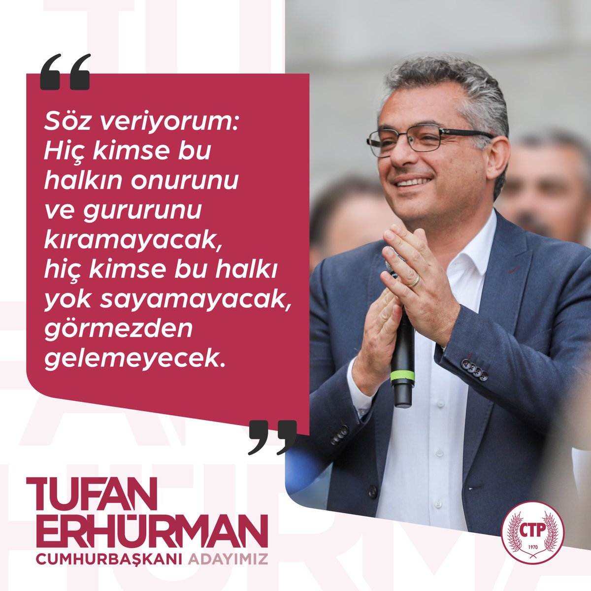 Sesiniz, sesimiz.

"Bölünmeyeceğiz, ayrışmayacağız; bu güzel ülkeyi çok güzel yöneteceğiz.”

Yeni dönemde kendimizle, ülkemizle, liderimizle gurur duyacağız.