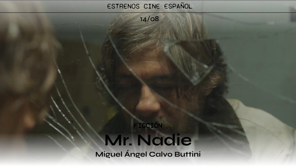 #EstrenosCineEspañol - 14/08

🎥 'Mr. Nadie' de Miguel Ángel Calvo Buttini distribuye <a href="/BartonFilms/">Barton Films</a>. 

🤝 play.platfo.es/content/traile…